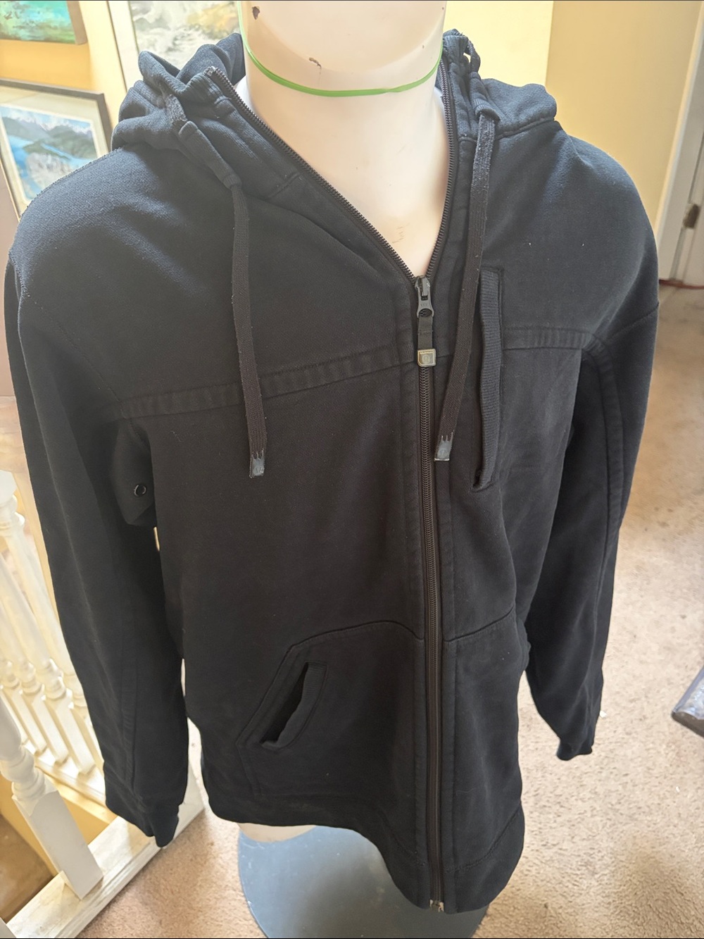 lululemon athletica Men's Black Zip Hoodie Jacket
